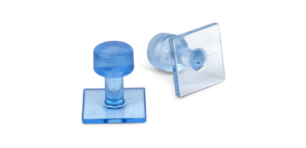 Black Plague Ice 5 pack Smooth Series Square Glue Tab - 20mm
