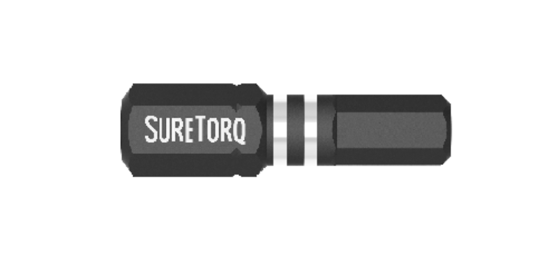 SureTorq Power bit HEX with magnetized head