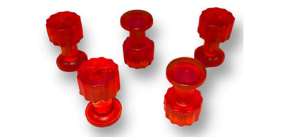 Anson Lone Star 12mm convex tabs - 5 pack