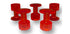 Anson Lone Star 15mm convex tabs - 5 pack