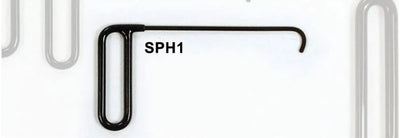 Dentcraft Side Panel Hook 1in Curved Flag