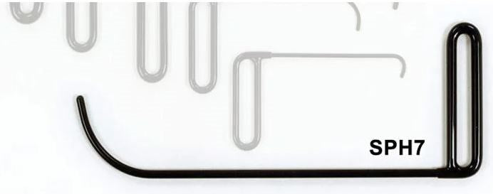 Dentcraft Side Panel Hook 3 1/2in Curve Ball End