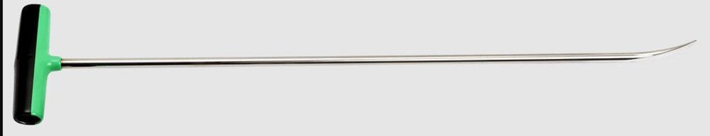 Tequila 1/2in x 36in radius bend blade with Low Rise, pipe handle, stainless Black/Lime Green