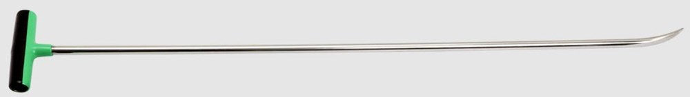 Tequila 5/8in diameter, 52in radius bend blade with Low Rise pipe handle, stainless Black/Lime Green