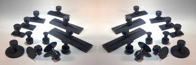 Black Plague 24 Pack. Inlcudes 2 of every tab Round and Smooth