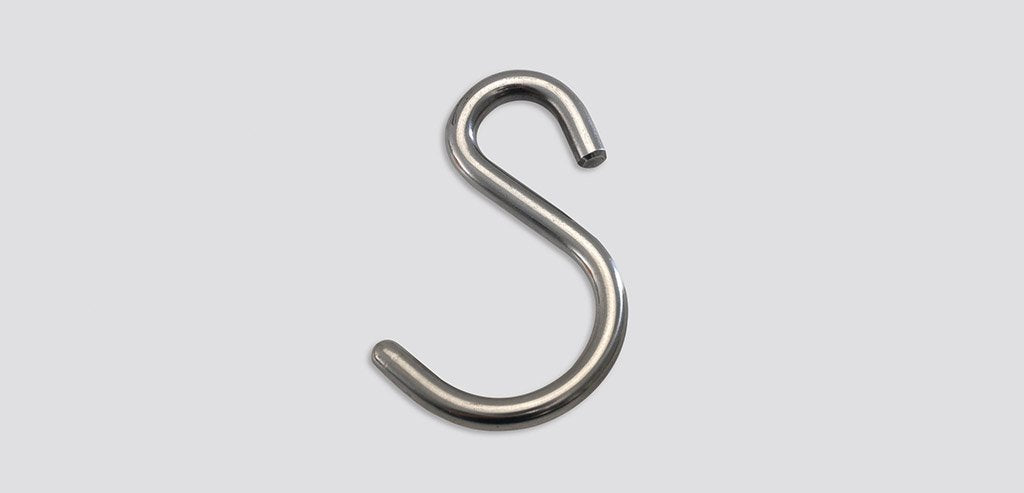 Hail rod S-hook