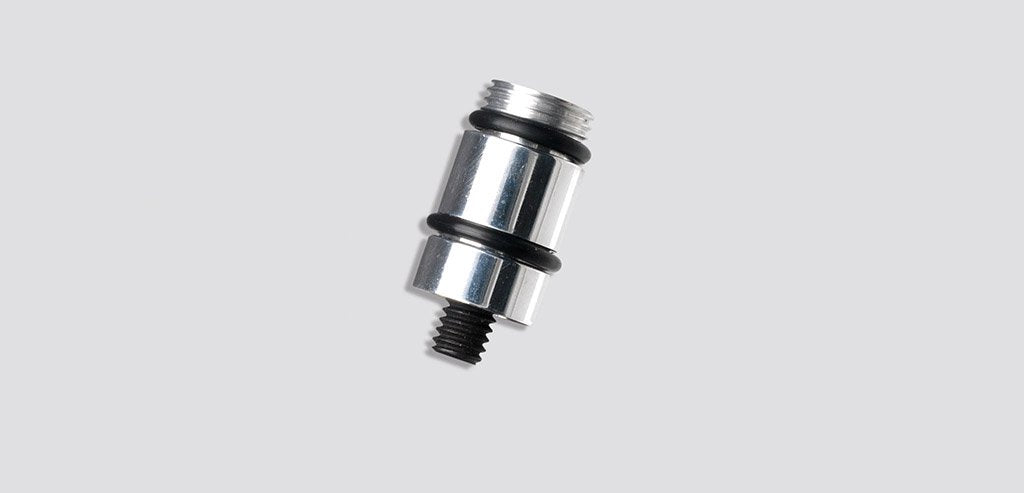 1in Aluminum punch body extension, add to A25MTP to make it 5in long