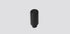 7/16in Hammer tip, black acetal - Medium Square
