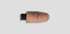 1/2in x 1in Natural Phenolic Round Hammer Tip