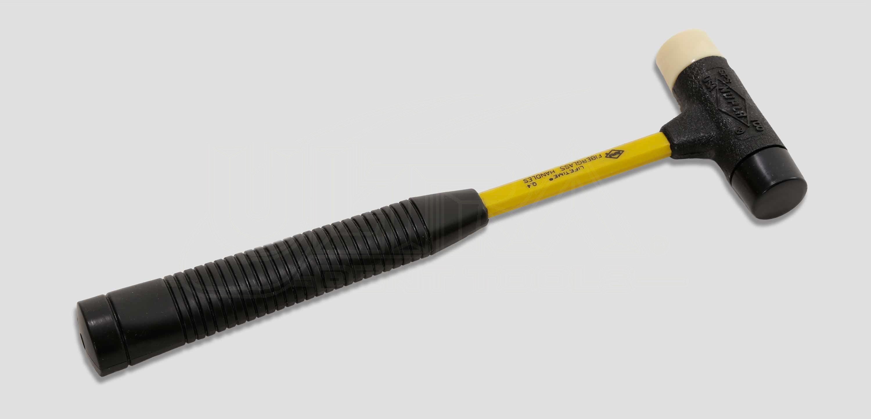 Quick Change Hammer with Hard and Soft screw on tips