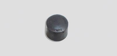 Large black neoprene softip screw-on cap - 3/4in, 5/16-18 thread