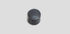 Large black neoprene softip screw-on cap - 3/4in, 5/16-18 thread