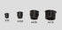 1/2in LOCKING plug black hard plastic