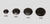 1/2in plug - flush black plastic