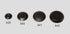 1/2in plug - flush black plastic