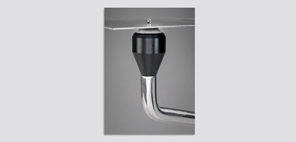 Magnetic roller tip 4/3in, w/5/16in-18 stud plastic housing, comes w/5ea 4mm ball bearing