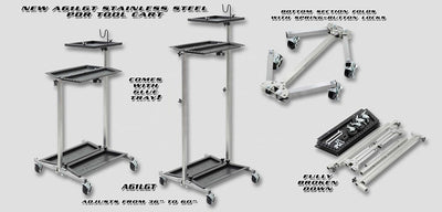 Ultra Lightweight Stainless PDR Tool Cart