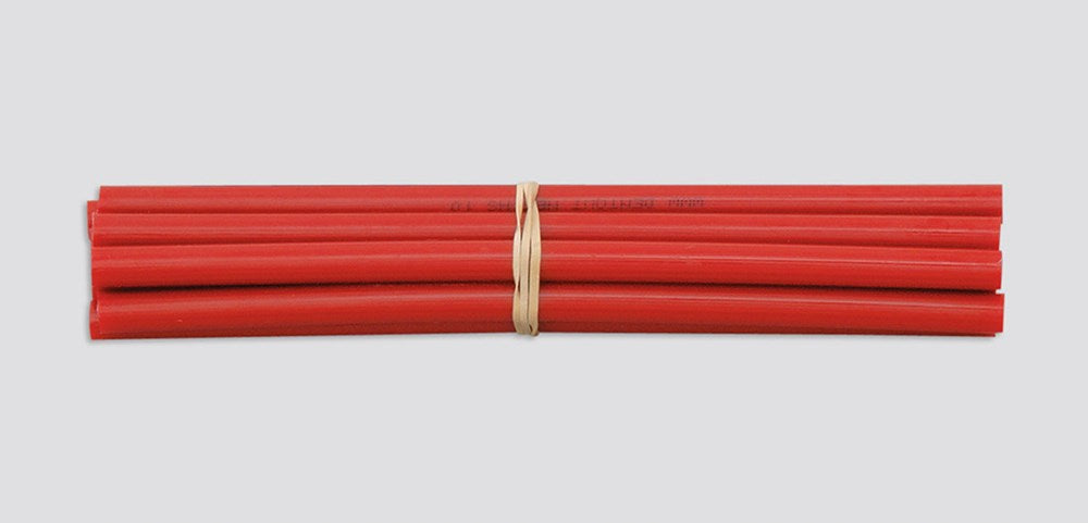 Red glue sticks, Dent Out for hot weather - 10 sticks