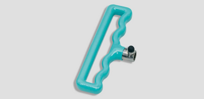 Ultra Small Teal Adjustable T- Handle, 5-3/8in