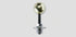 3/4in Brass ball with 1/4-20 stud