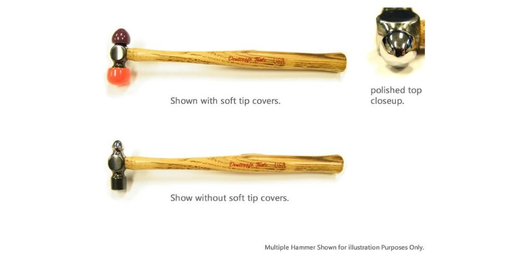 Dentcraft Blending Hammer w/ polish tip & soft covers 2oz.