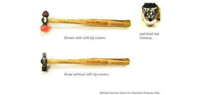 Dentcraft Blending Hammer w/ polish tip & soft covers 2oz.