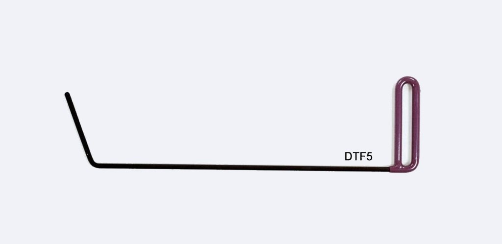 Dentcraft Door tool Forward with 5in (12.7cm) Flag 22in (55.8cm) OAL 5/16 (7.9mm) dia. shaft