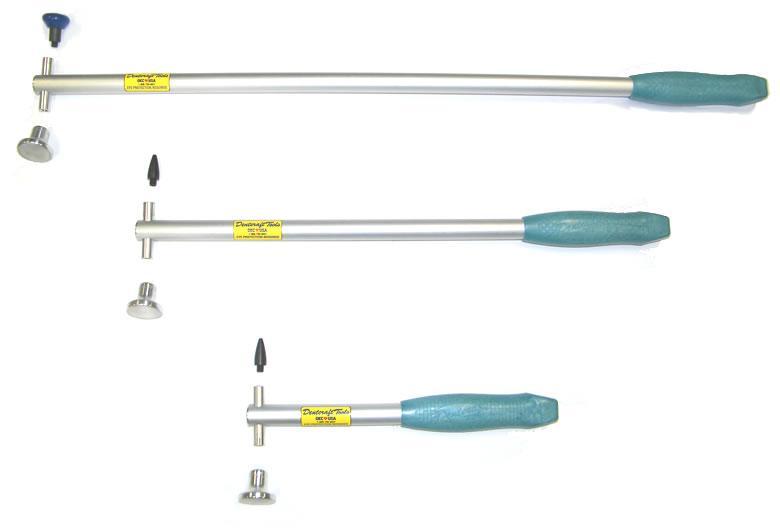 Dentcraft 3 Piece Double Tipped Knock Down Hammer Set - Includes DTKDH32, DTKDH22, DTKDH12