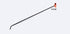 Dentcraft 36in Single Bend Door Rod, 36in Long 7/16in Diameter, Tip Angle: 45 Degrees, Tip Type: Blade