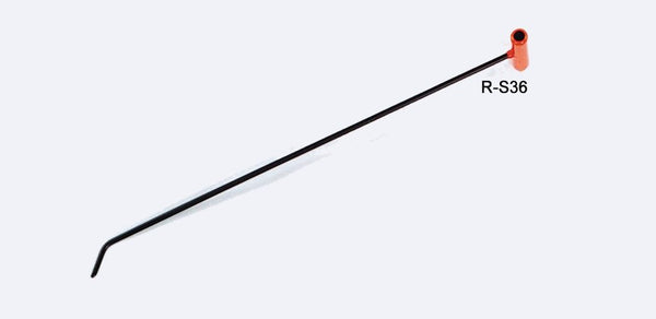 Dentcraft 36in Single Bend Door Rod, 36in Long 7/16in Diameter, Tip An ...