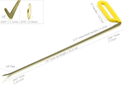 Dentcraft 14in Shaved Tool - Left