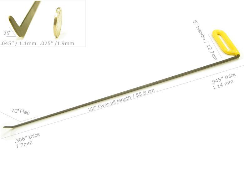 Dentcraft 22in Shaved Tool - Left