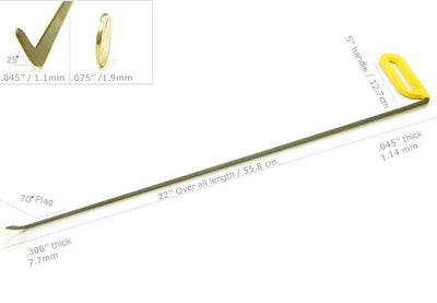 Dentcraft 22in Shaved Tool - Left