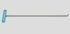 30in Softtip rod 90 degrees 7/16in diam., 1-3/4in softtip
