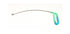 Tequila Rattlesnake Whale Tail - 15in Tail 1-1/4in Head