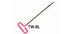Dentcraft 14in T- Handle Blunt Tip .243in (1/4)in Diam